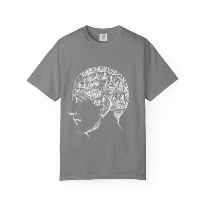 Youth Profile Collage T-Shirt — Vintage Silhouette Art Tee