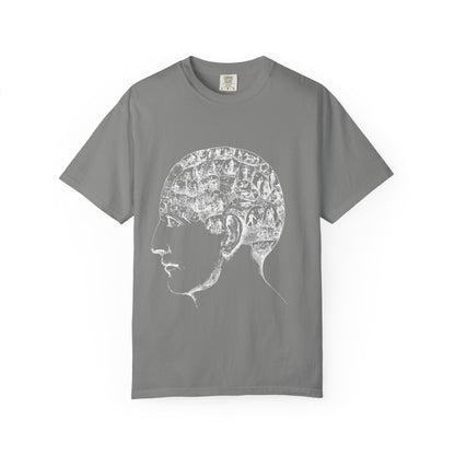 Youth Profile Collage T-Shirt — Vintage Silhouette Art Tee