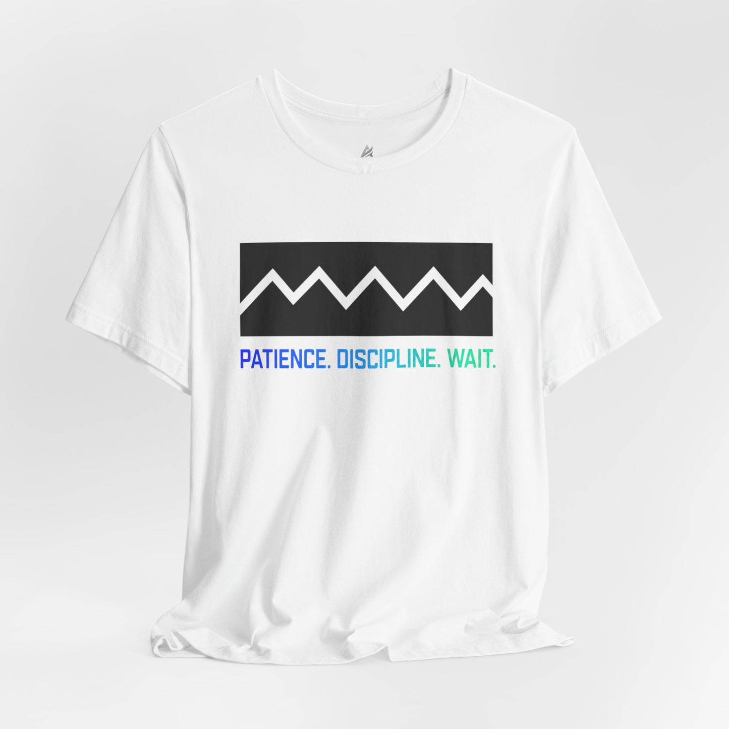 Patience. Discipline. Wait. Graphic Tee — Minimalist Motivational T-Shirt