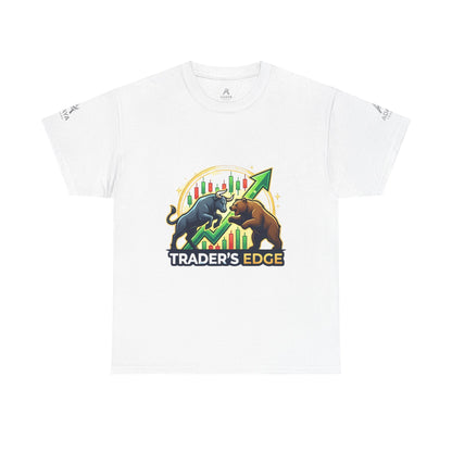Trader's Edge Tee — Bull vs Bear Stock Market T‑Shirt