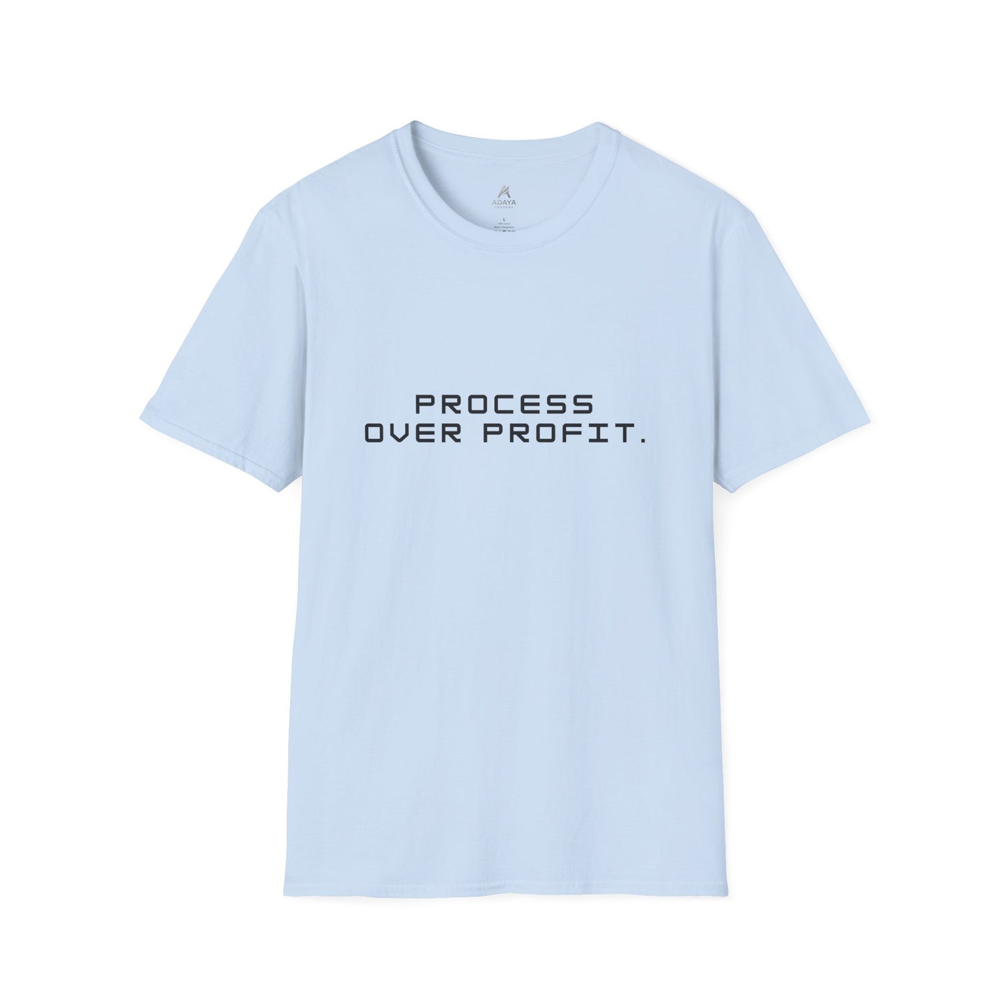 Process Over Profit T-Shirt — Minimalist Motivational Tee for Creators & Entrepreneurs