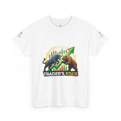 Trader's Edge Tee — Bull vs Bear Stock Market T‑Shirt