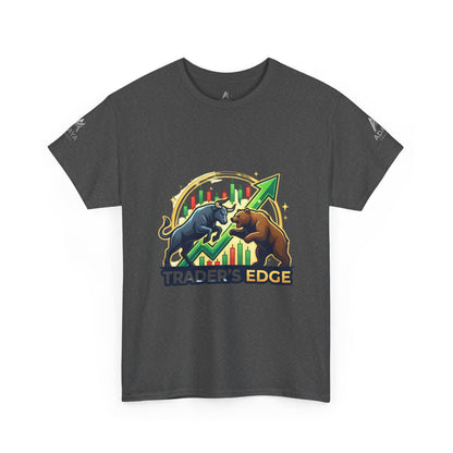 Trader's Edge Tee — Bull vs Bear Stock Market T‑Shirt