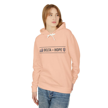Delta Hope Hoodie — Lightweight Hooded Sweatshirt