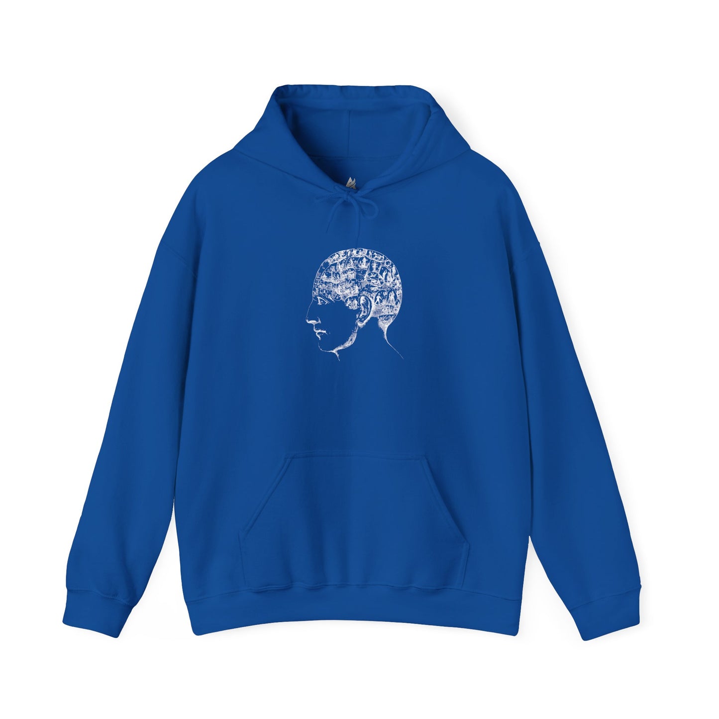Men's Brain Graphic Hoodie — Mind Full of Ideas Sweatshirt