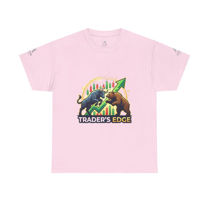 Trader's Edge Tee — Bull vs Bear Stock Market T‑Shirt