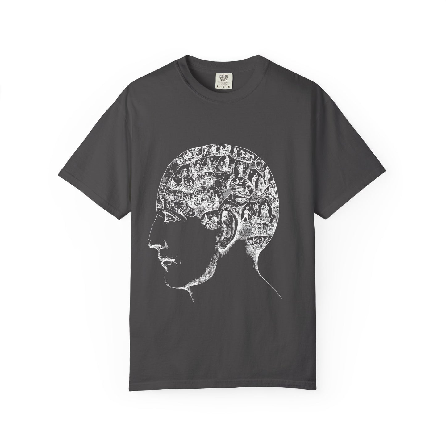 Youth Profile Collage T-Shirt — Vintage Silhouette Art Tee