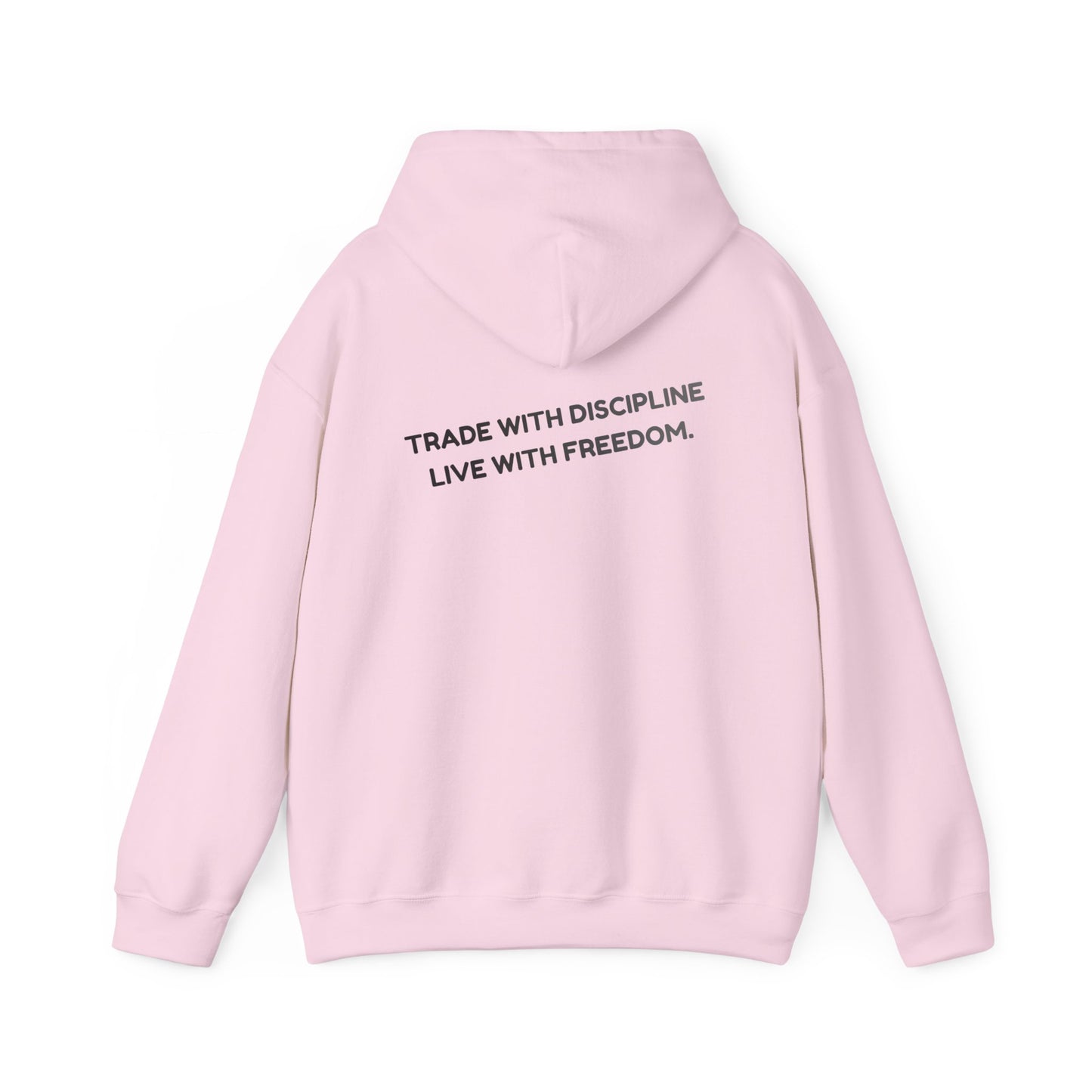 Sudadera con Capucha — "Opera con Disciplina, Vive con Libertad" Pullover Motivacional Minimalista