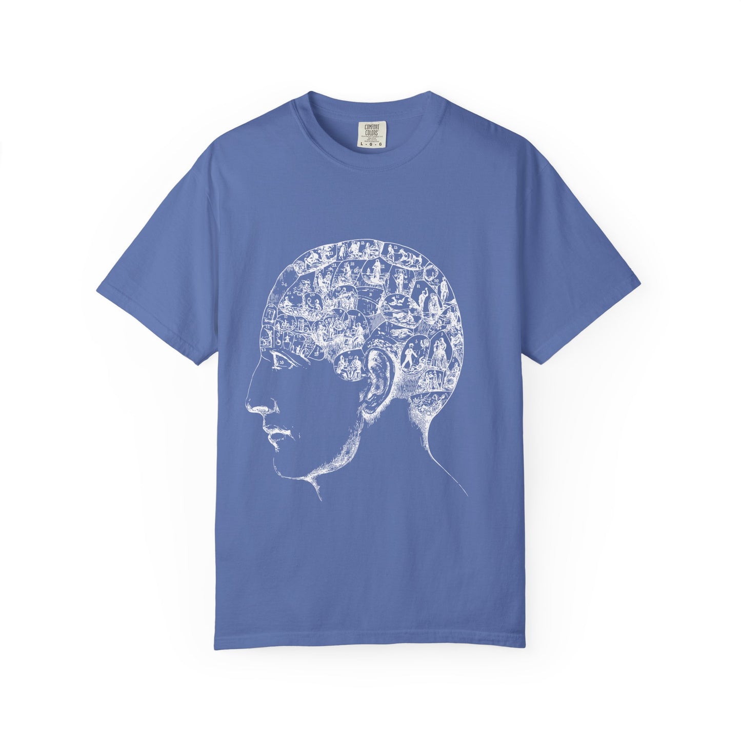 Youth Profile Collage T-Shirt — Vintage Silhouette Art Tee