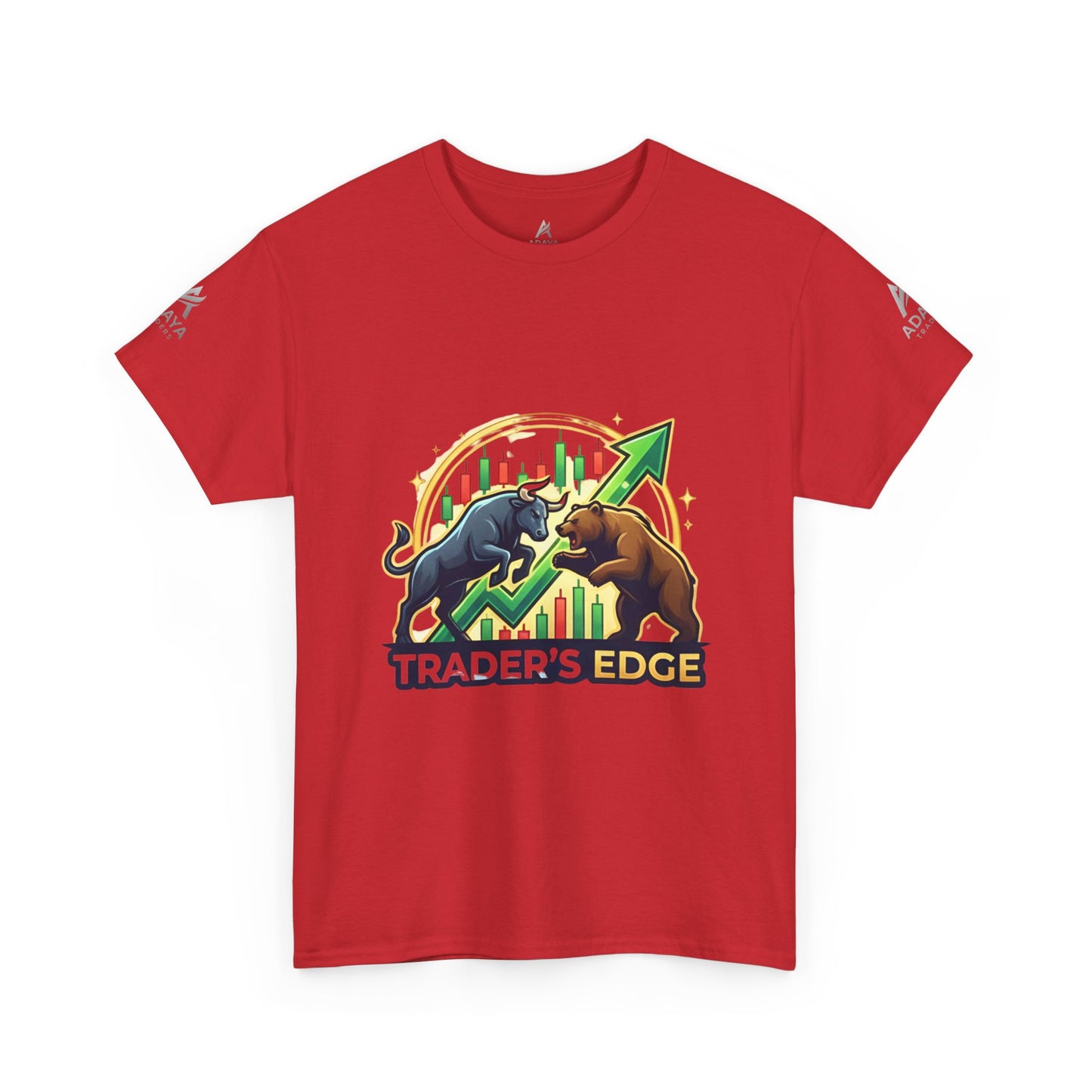 Trader's Edge Tee — Bull vs Bear Stock Market T‑Shirt