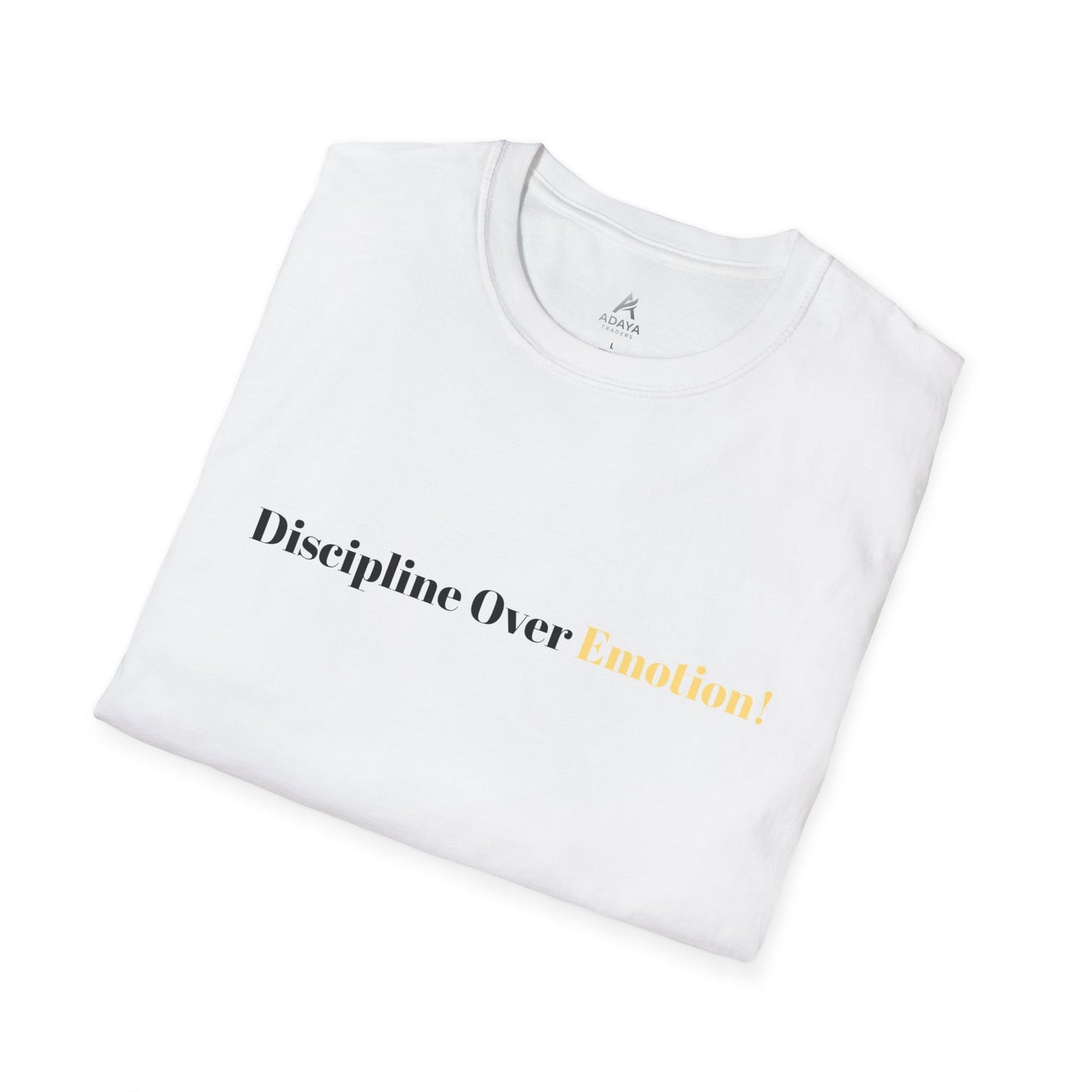 Grafisches T-Shirt „Disziplin vor Komfort“