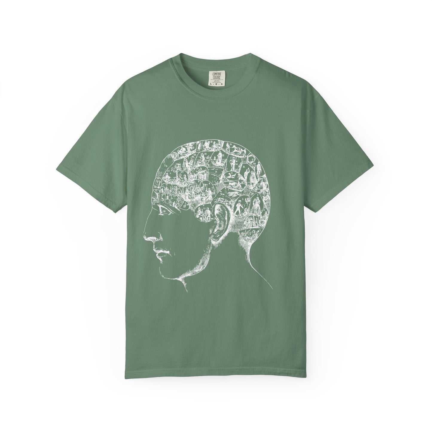 Youth Profile Collage T-Shirt — Vintage Silhouette Art Tee