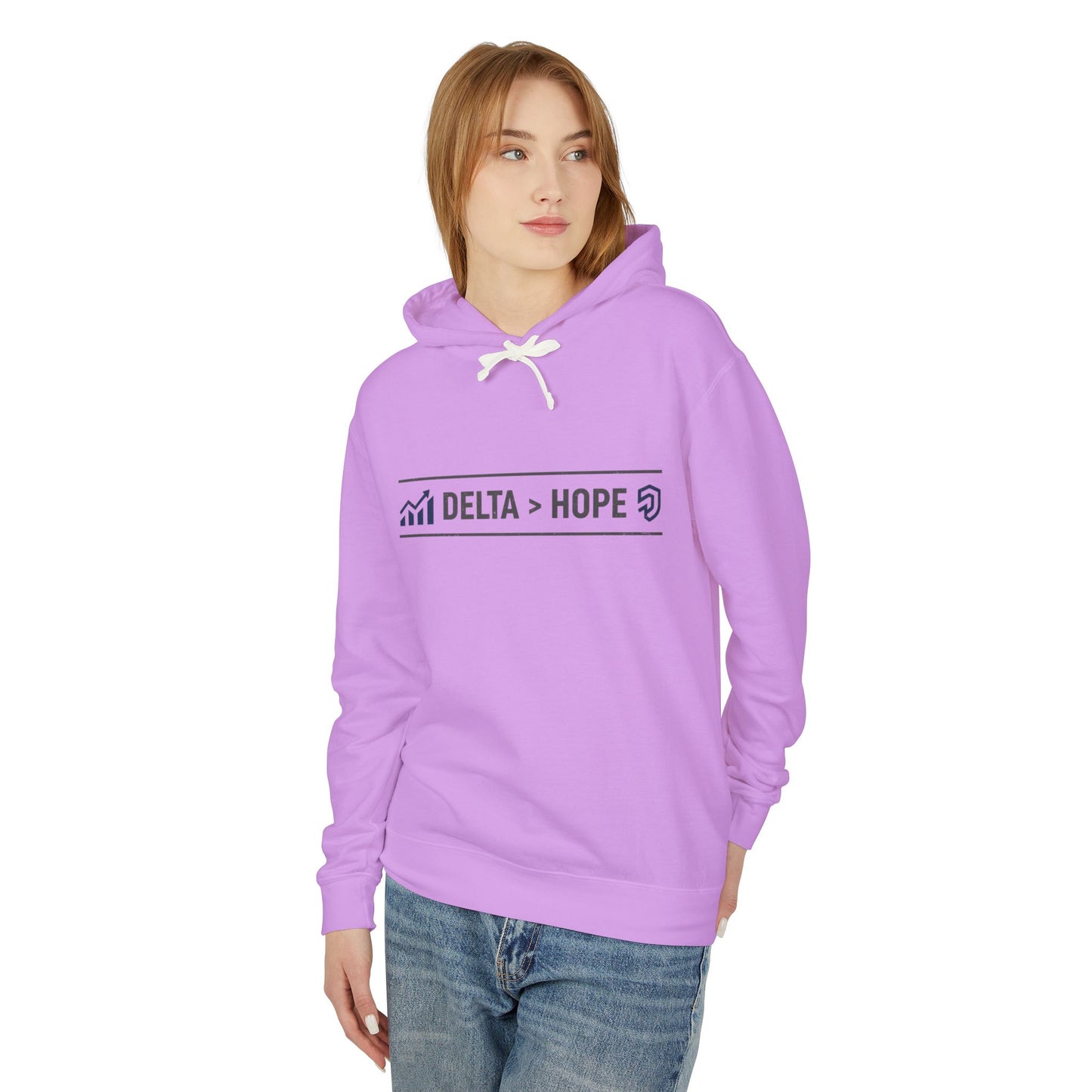 Delta Hope Hoodie — Lightweight Hooded Sweatshirt