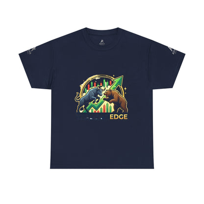 Trader's Edge Tee — Bull vs Bear Stock Market T‑Shirt