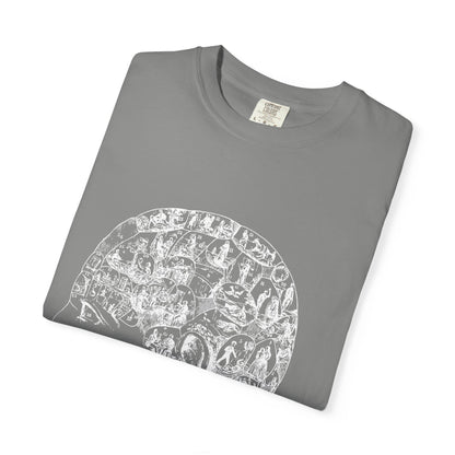 Youth Profile Collage T-Shirt — Vintage Silhouette Art Tee