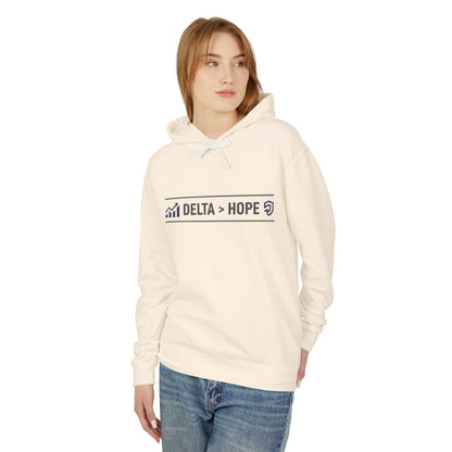 Delta Hope Hoodie — Lightweight Hooded Sweatshirt