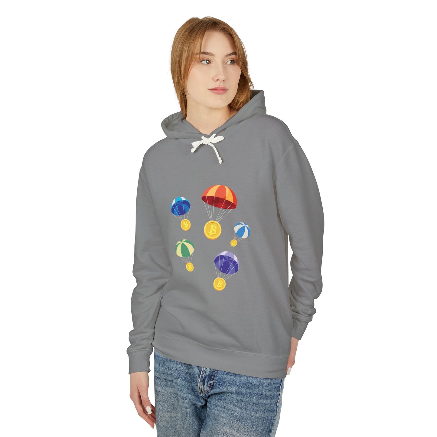 Bitcoin Coins Hoodie — BTC Crypto Sweatshirt