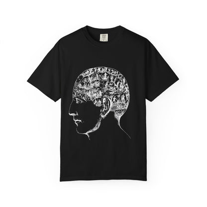 Youth Profile Collage T-Shirt — Vintage Silhouette Art Tee