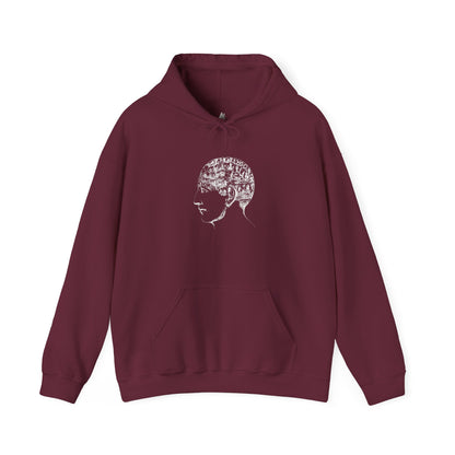 Men's Brain Graphic Hoodie — Mind Full of Ideas Sweatshirt