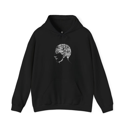 Men's Brain Graphic Hoodie — Mind Full of Ideas Sweatshirt