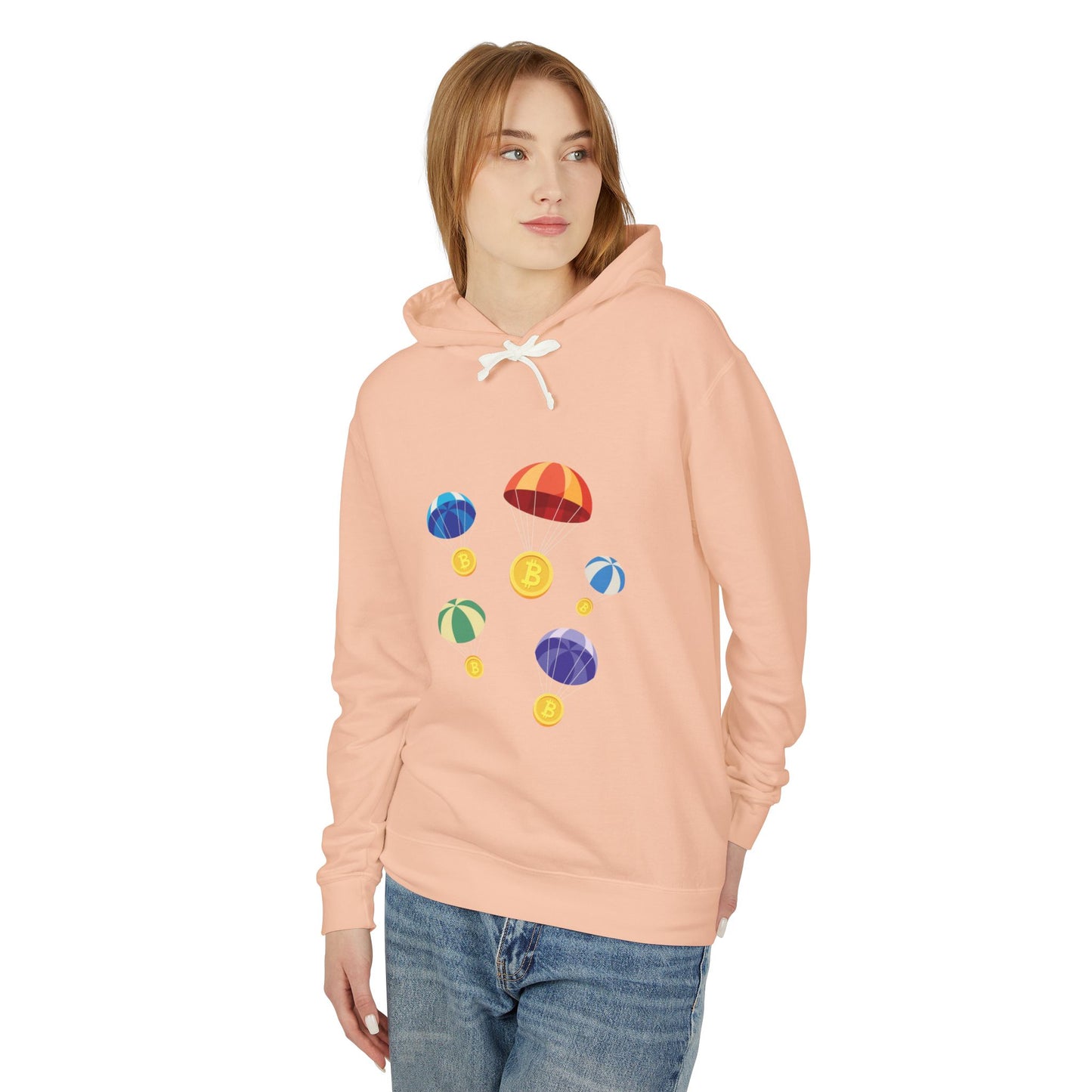 Bitcoin Coins Hoodie — BTC Crypto Sweatshirt