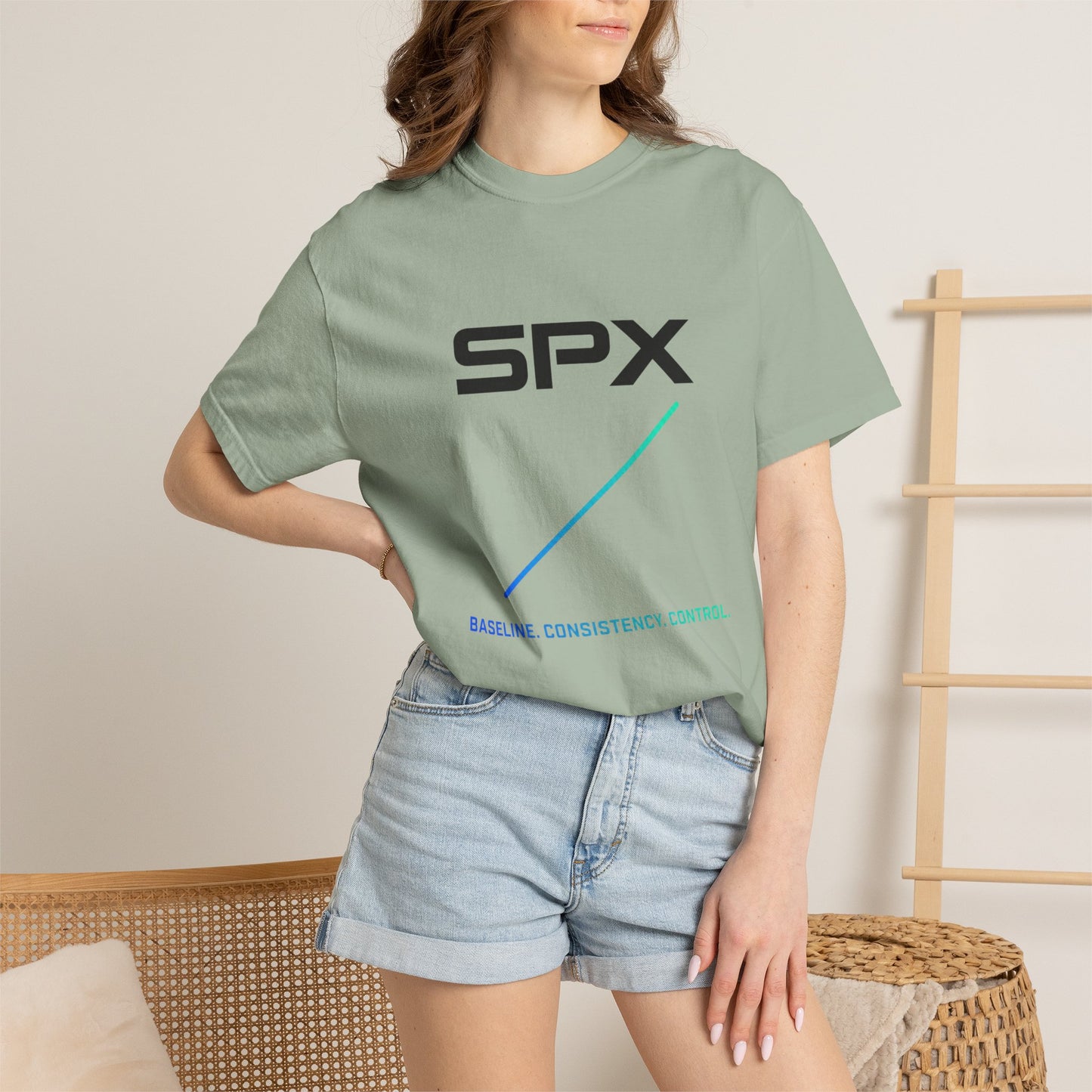 SPX Baseline Tee — Minimal Tech Logo T-Shirt