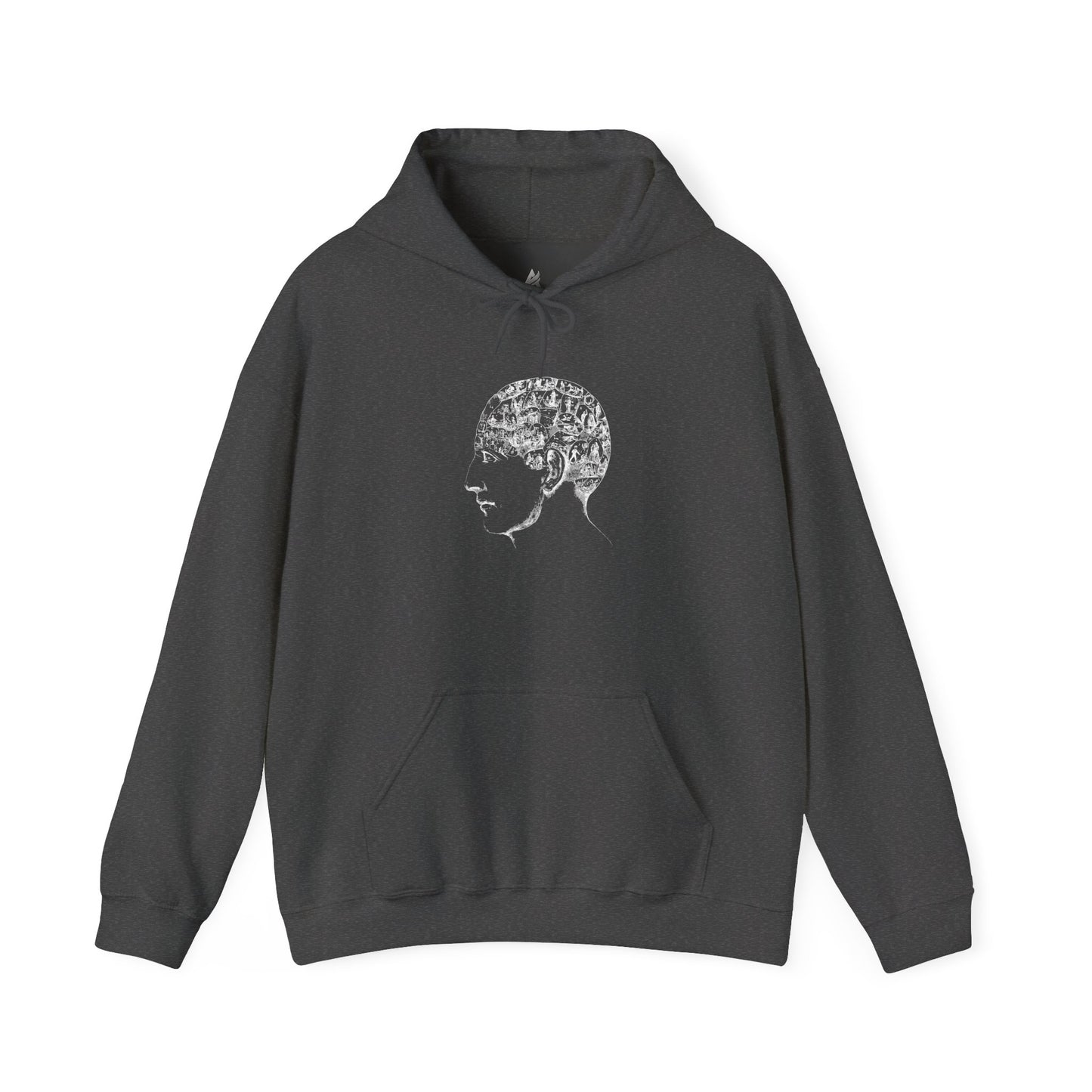 Men's Brain Graphic Hoodie — Mind Full of Ideas Sweatshirt