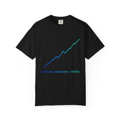 Baseline Consistency Control T-shirt — Minimal Typography Tee