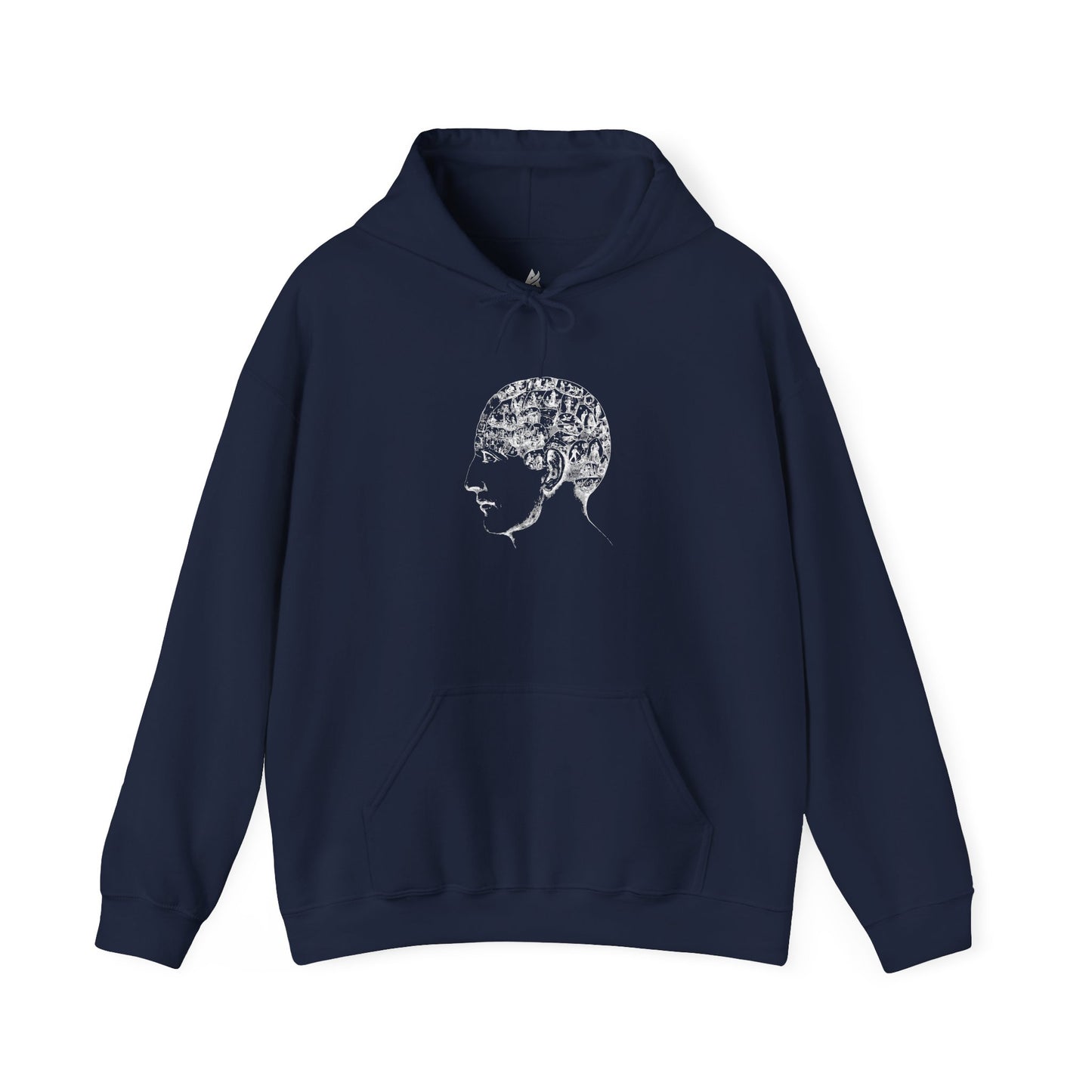 Men's Brain Graphic Hoodie — Mind Full of Ideas Sweatshirt