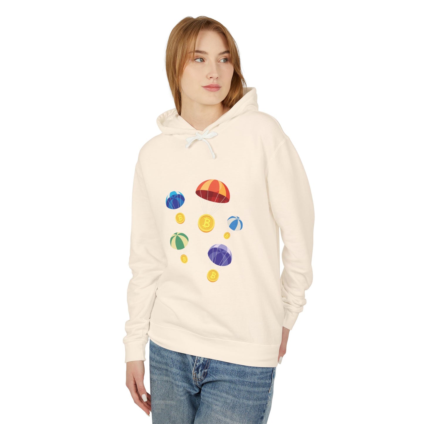 Bitcoin Coins Hoodie — BTC Crypto Sweatshirt