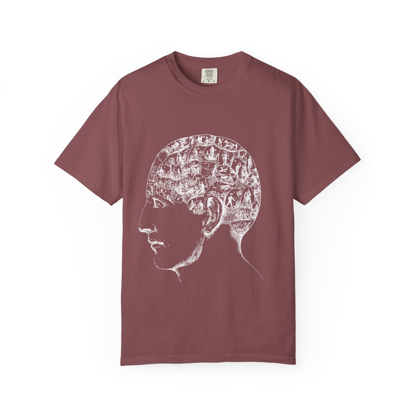 Youth Profile Collage T-Shirt — Vintage Silhouette Art Tee