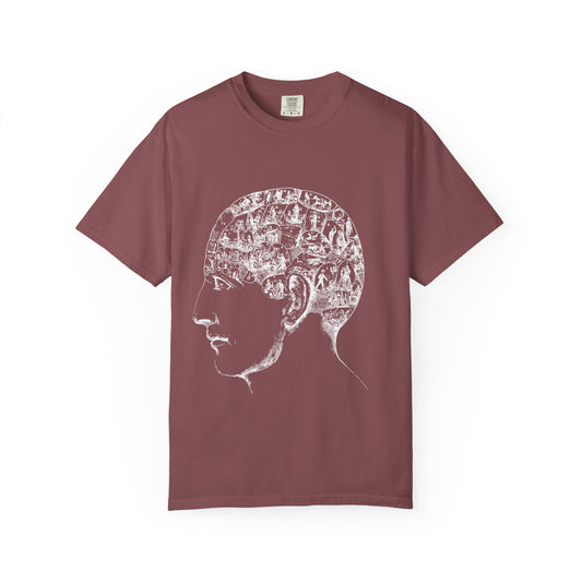 Youth Profile Collage T-Shirt — Vintage Silhouette Art Tee