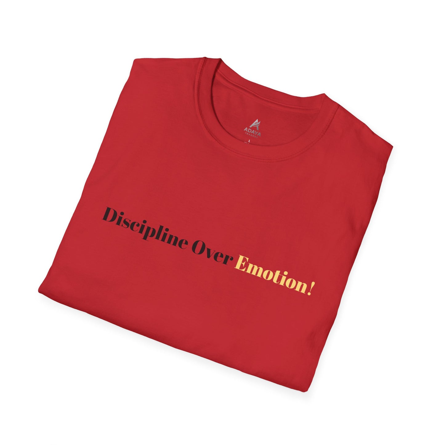 Grafisches T-Shirt „Disziplin vor Komfort“