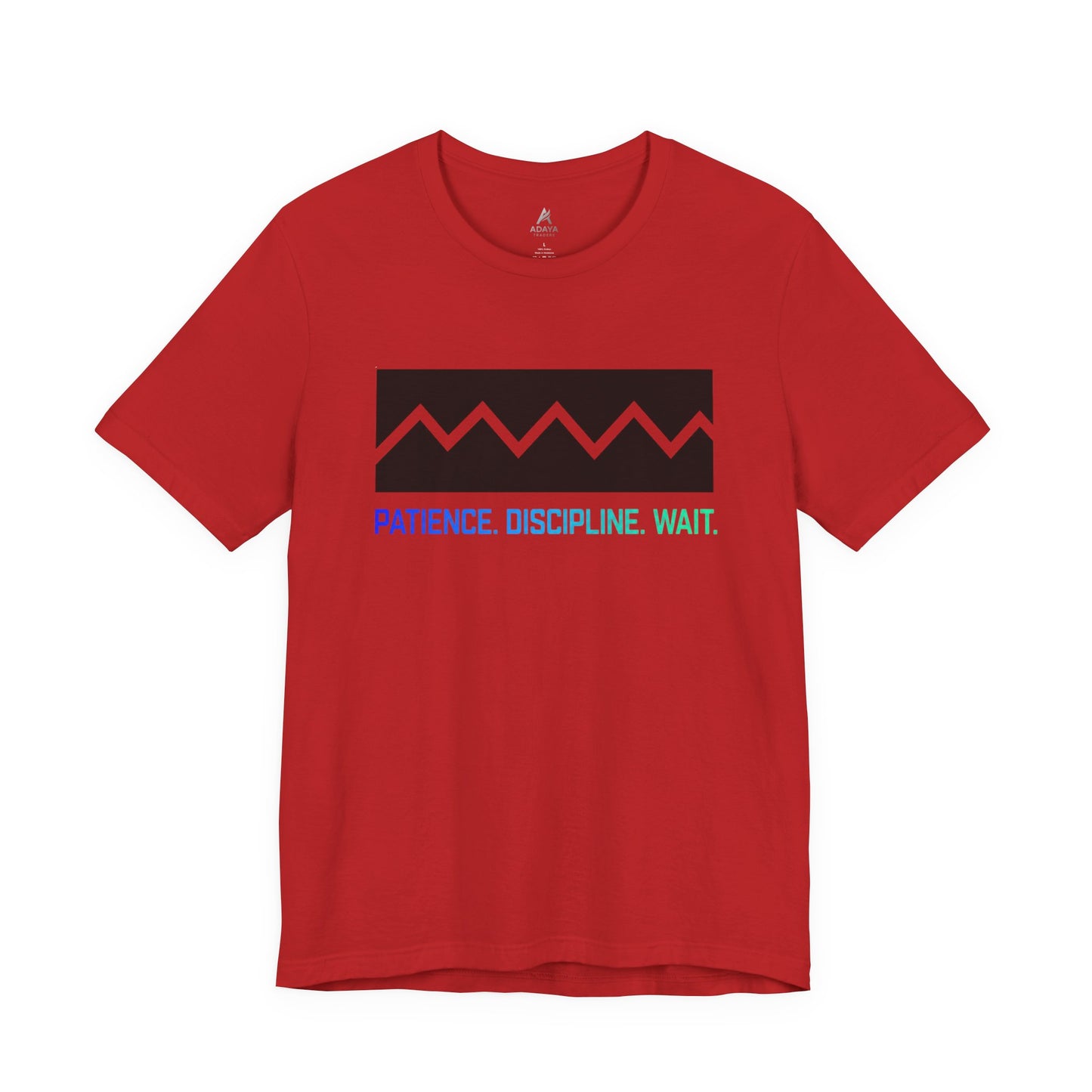Patience. Discipline. Wait. Graphic Tee — Minimalist Motivational T-Shirt