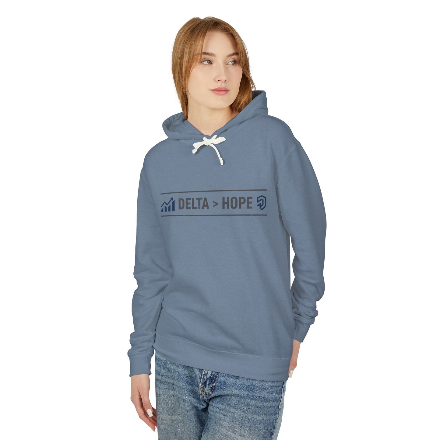 Delta Hope Hoodie — Lightweight Hooded Sweatshirt