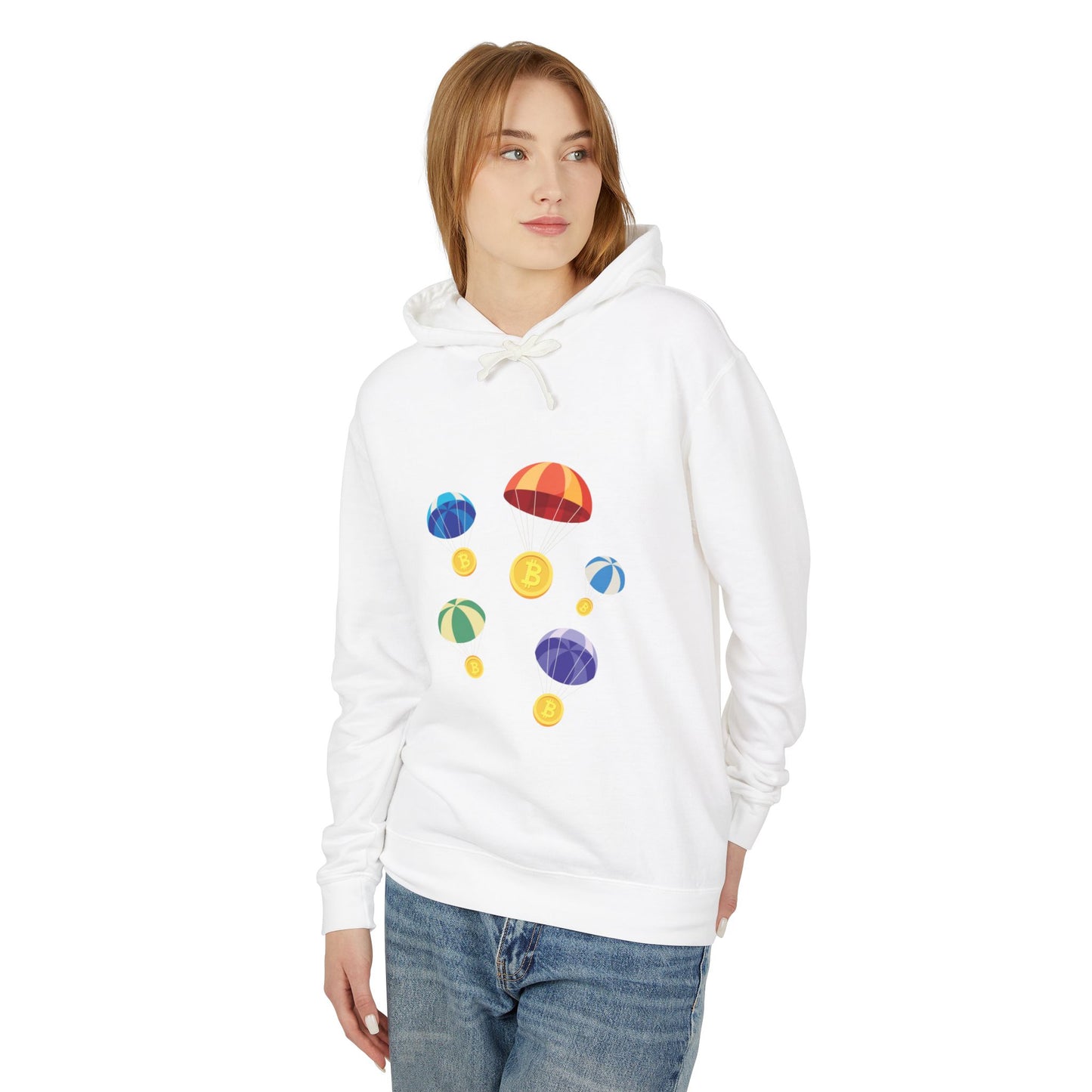 Bitcoin Coins Hoodie — BTC Crypto Sweatshirt