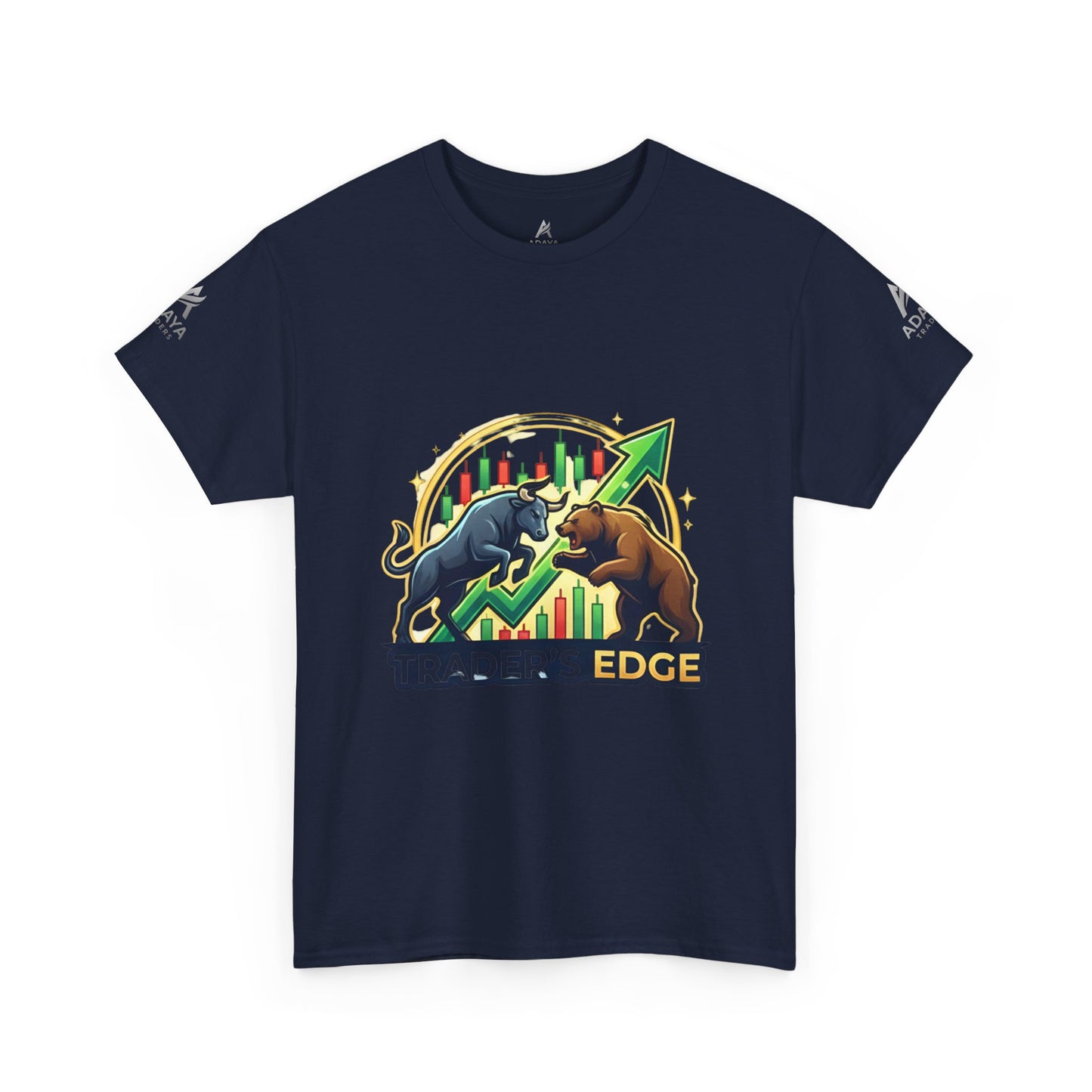 Trader's Edge Tee — Bull vs Bear Stock Market T‑Shirt