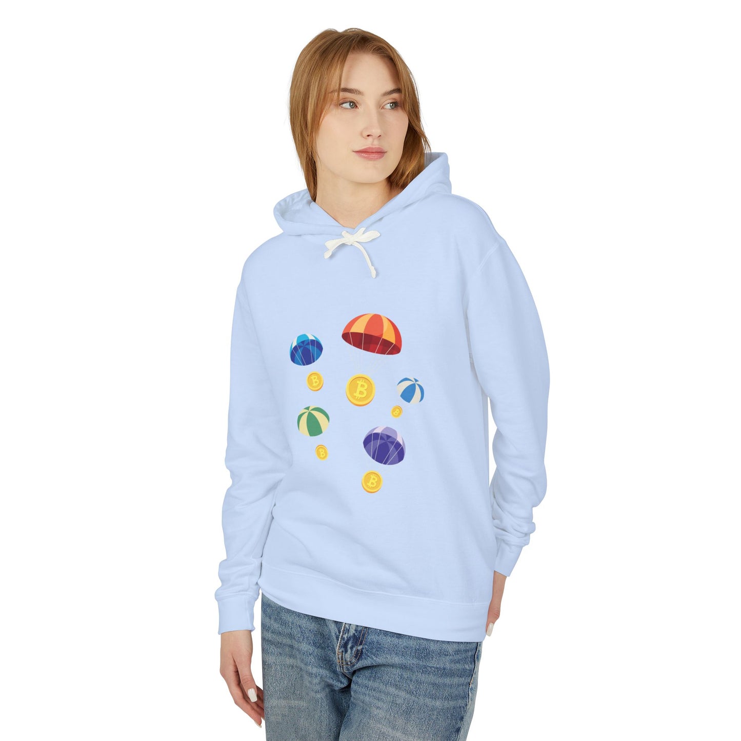 Bitcoin Coins Hoodie — BTC Crypto Sweatshirt