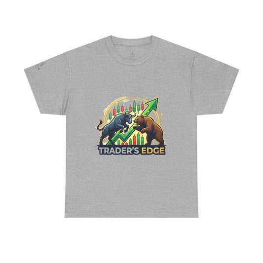 Trader's Edge Tee — Bull vs Bear Stock Market T‑Shirt