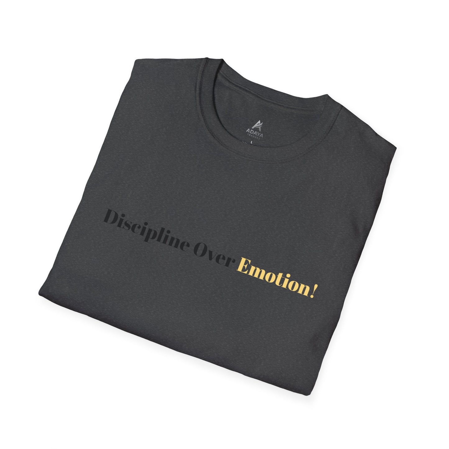 Grafisches T-Shirt „Disziplin vor Komfort“
